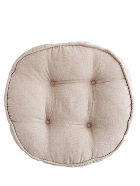 Thick Durable Round Seat Cushion Kitchen Dining Room Office Chair 18x18” BEIGE